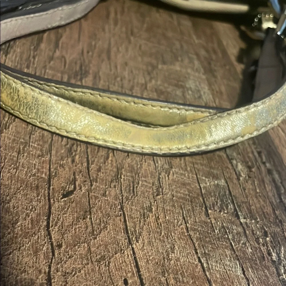 Coach Brown and Gold Tote Bag - Picture 5 of 12